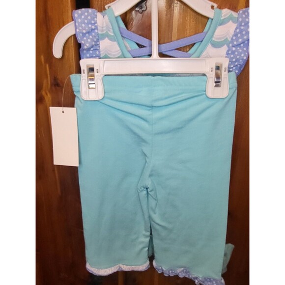 Nannette 2 piece set with Unicorn Size 24M - Picture 3 of 5